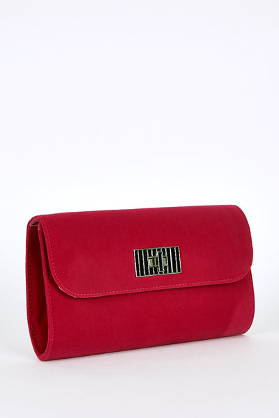 Twist Clasp Clutch Bag