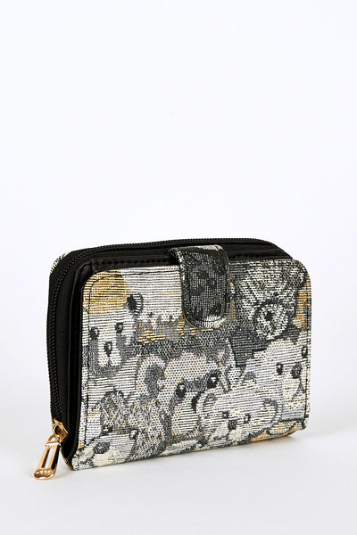 Cute Teddy Bear Print Purse