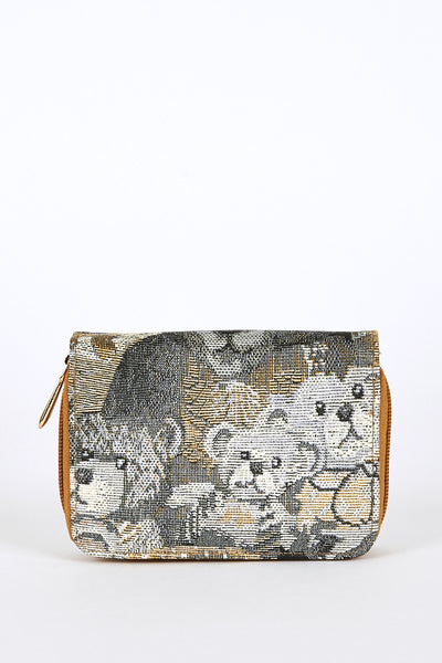 Cute Teddy Bear Print Purse