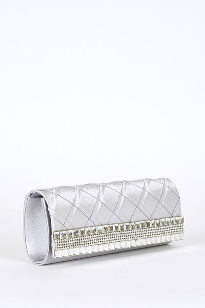 Geometric Design Flap Clutch Bag