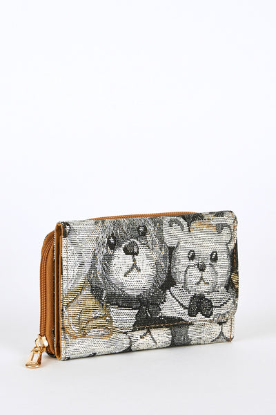 Teddy Bear Print Purse