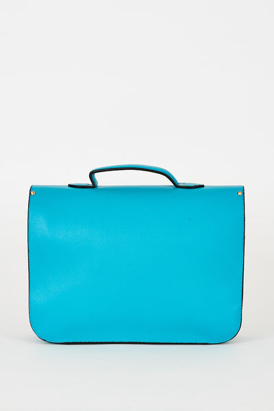 Turquoise Blue Satchel Bag