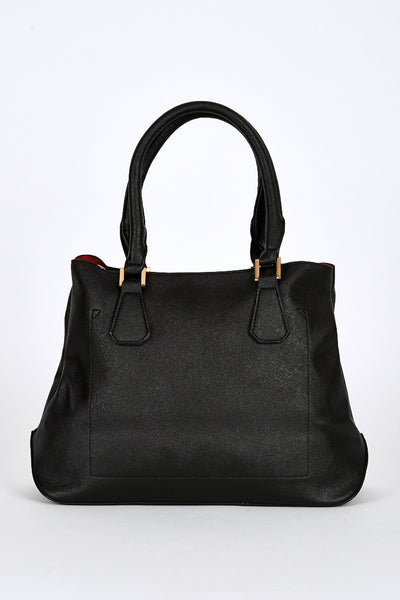 Textured Leatherette Medium Bag