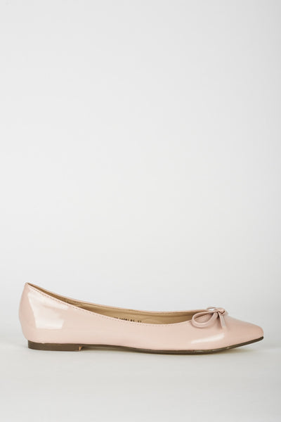 Pink Pointed Toe Patent Pumps