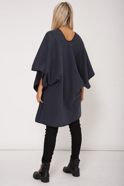 Charcoal  Soft Touch Poncho