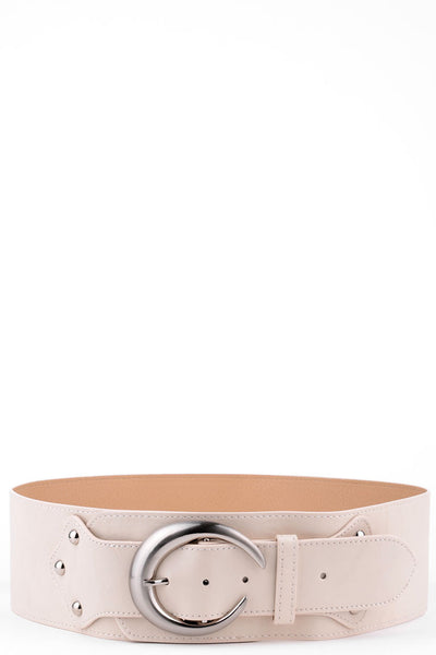 Oversized Faux Leather Belt