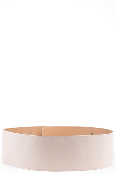 Oversized Faux Leather Belt