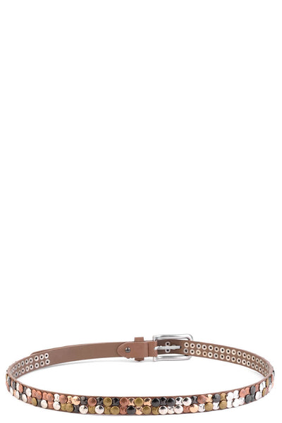 Brown Studded Belt