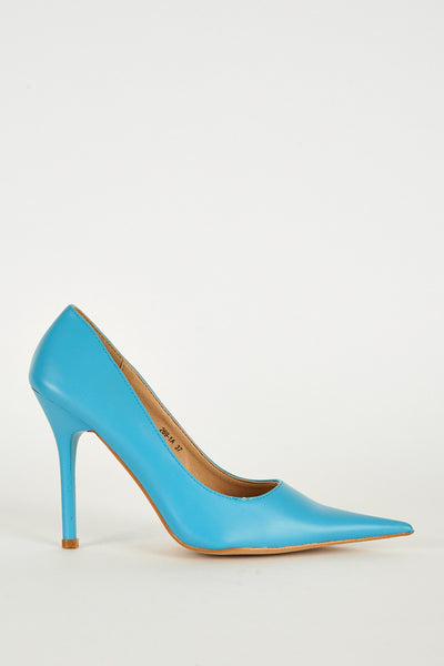 Blue Extra Pointed Stiletto Heels