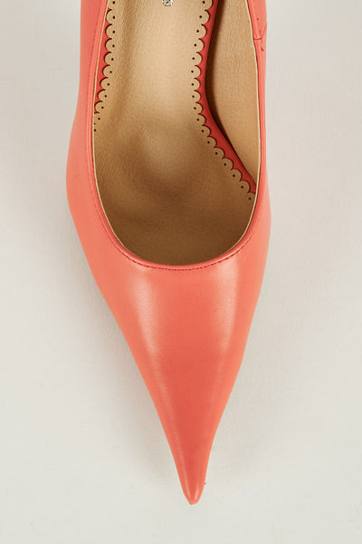 Coral Extra Pointed Stiletto Heels