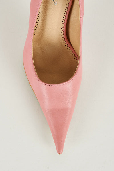 Pink Extra Pointed Stiletto Heels