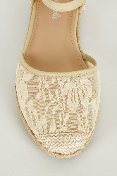 Beige Espadrille Sandal