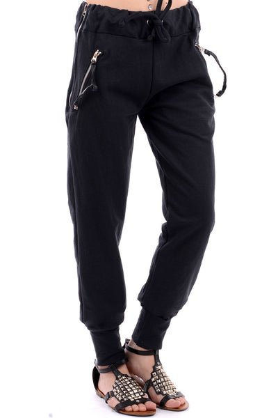 Zipped Tracksuit Bottoms