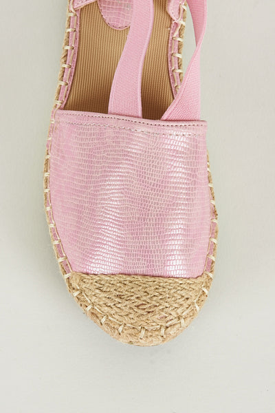 Pink Espadrille Sandals