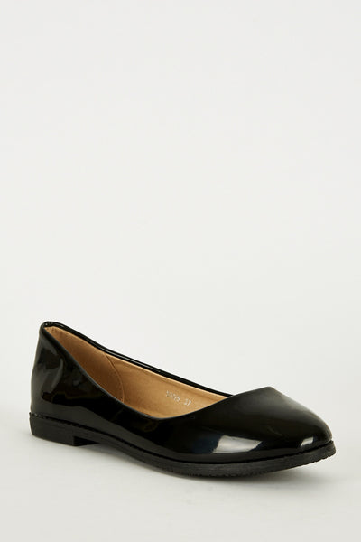 Black Patent Pumps