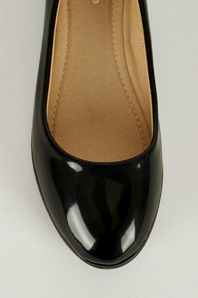 Black Patent Pumps