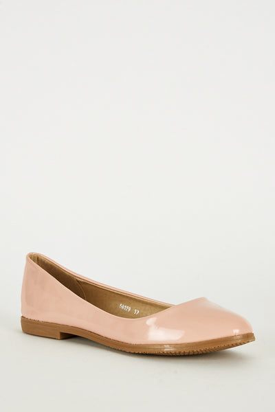 Pale Pink Patent Pumps
