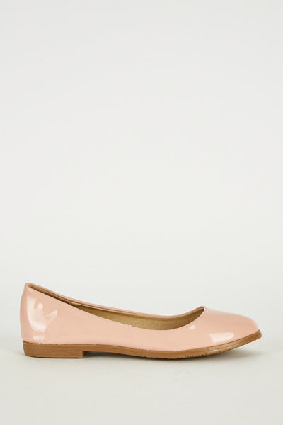 Pale Pink Patent Pumps