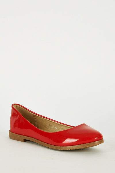 Red Patent Pumps