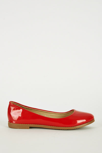 Red Patent Pumps