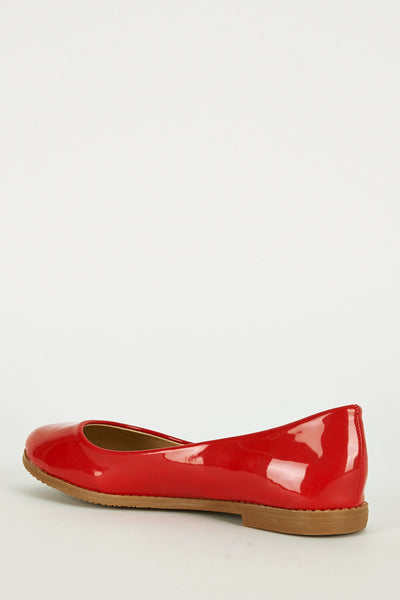 Red Patent Pumps