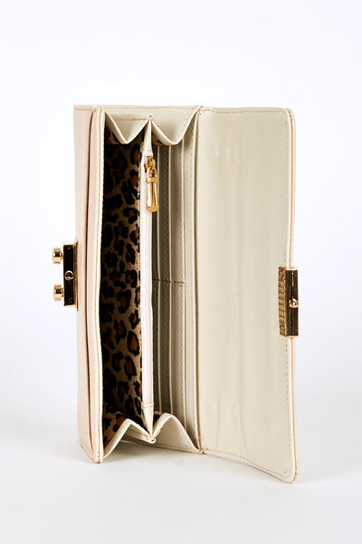 Rivet And Diamante Detail Purse