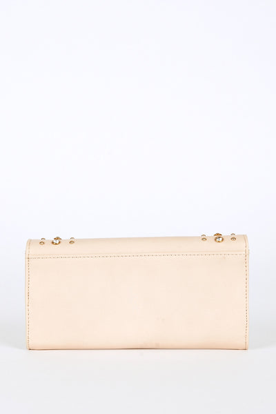 Rivet And Diamante Detail Purse