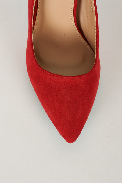 Pointy Court Shoes With Snake Print And Lace Details