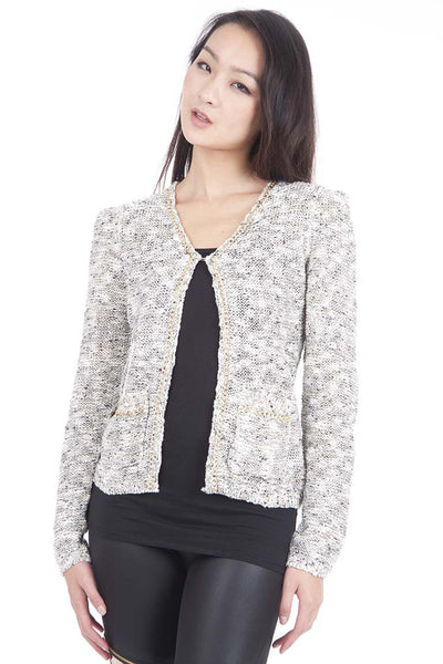 Cardigan with Chain Detail