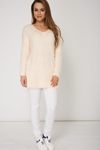 Fluffy Knit Loose Fit Jumper