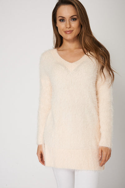 Fluffy Knit Loose Fit Jumper