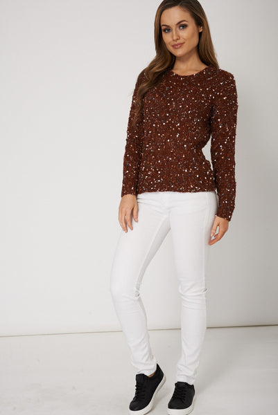 Stylish Jumper With Decorative Details Ex-Branded