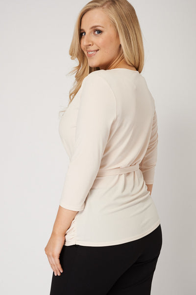 Cream Wrap Top Ex-Branded