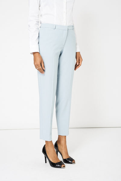 Blue Classic Fit Trousers Ex-Branded