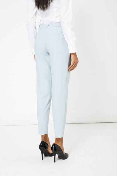 Blue Classic Fit Trousers Ex-Branded