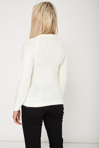 High Street Fashion Jumper For Ladies Ex-Branded Available In Plus Sizes