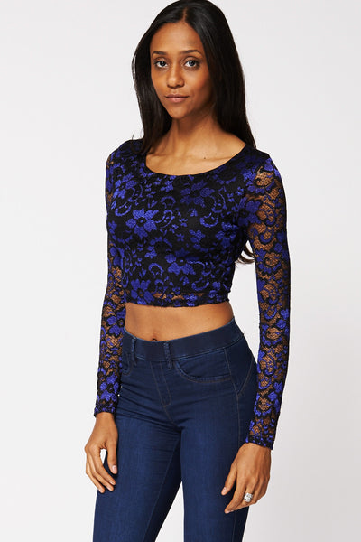 Lace Crop Top Ex-Branded