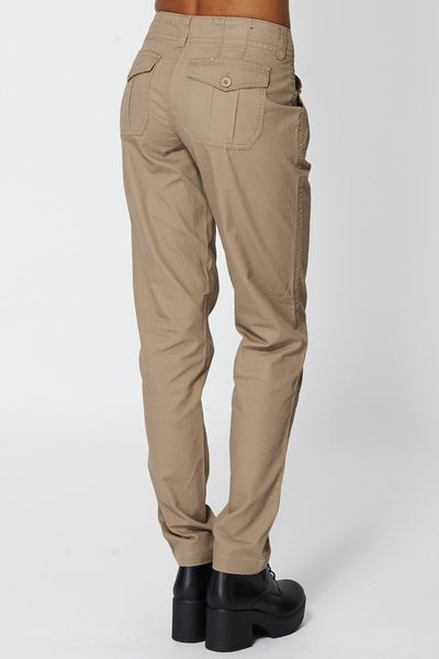 Mocha Combat Style Trousers Ex-Branded