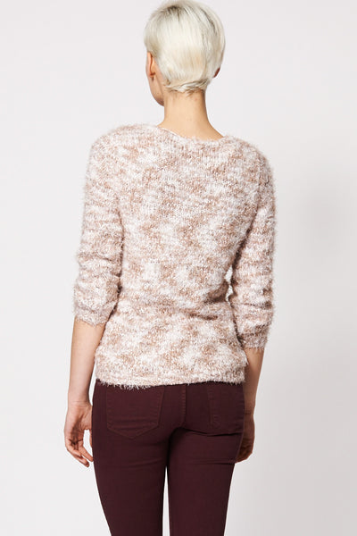 Fluffy Textured Jumper