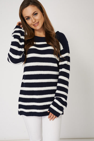 Shoulder Button Detail Loose Fit Jumper