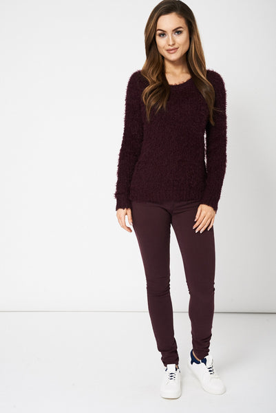 Shaggy Knit Soft Jumper Ex-Branded