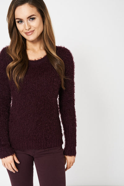 Shaggy Knit Soft Jumper Ex-Branded