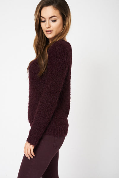 Shaggy Knit Soft Jumper Ex-Branded