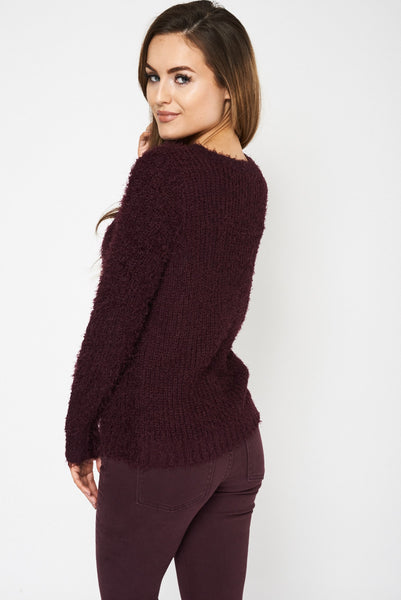 Shaggy Knit Soft Jumper Ex-Branded