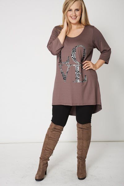 Leopard Print Love Top