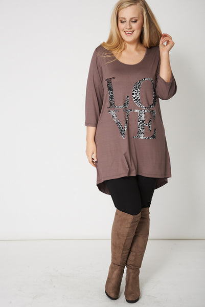 Leopard Print Love Top