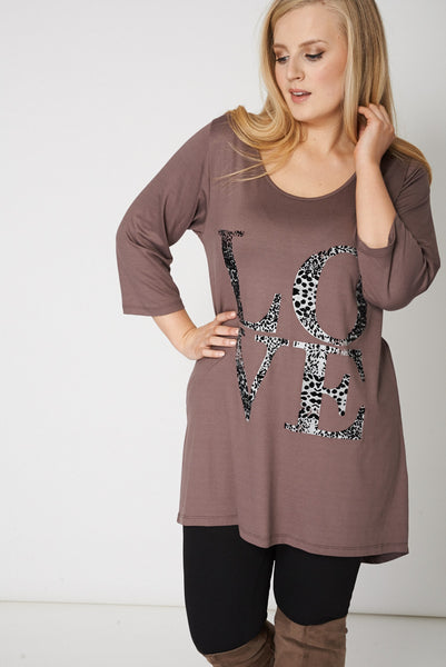 Leopard Print Love Top