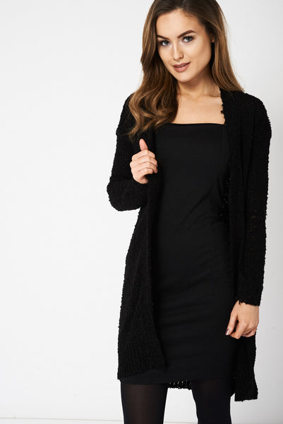 Black Knitted Cardigan Ex-Branded