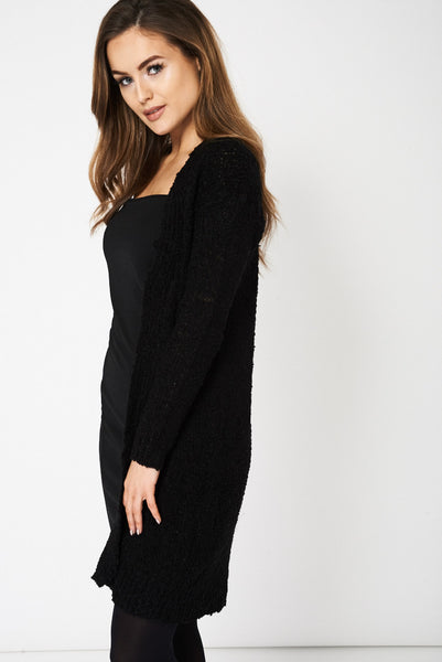 Black Knitted Cardigan Ex-Branded