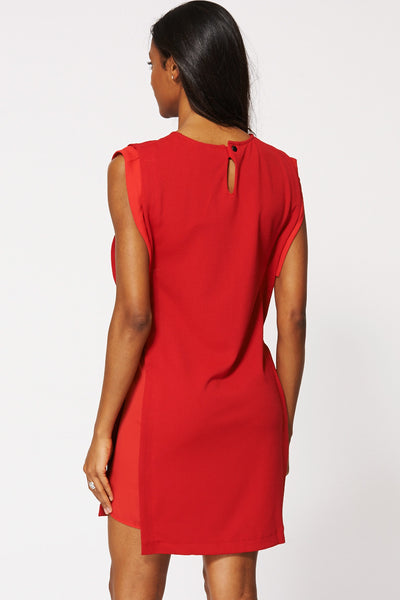 Red Straight Dress Limited Stock